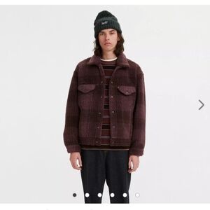 LEVIS MEN'S COZY VINTAGE SHERPA TRUCKER JACKET NWOT